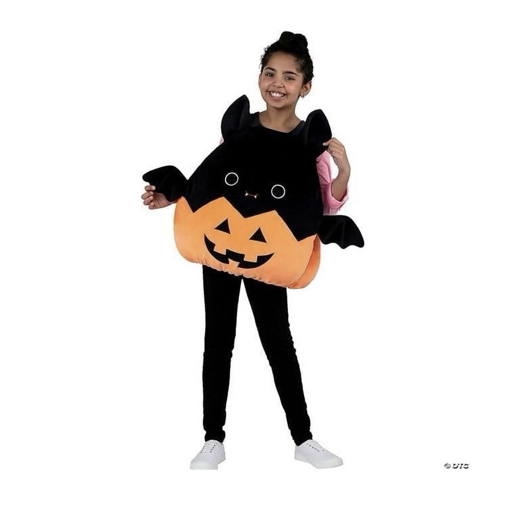 Squishmallows Original Emily  Pumpkin Bat Costume for Child One Size Halloween